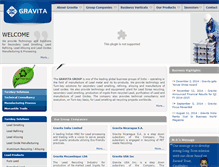 Tablet Screenshot of gravitagroup.com